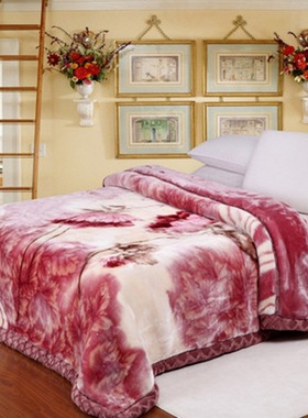 Blankets winter thickened raschel blanket double layer 毛毯
