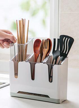 Knief holder tube spoon storage box rack kitchen cutlery org