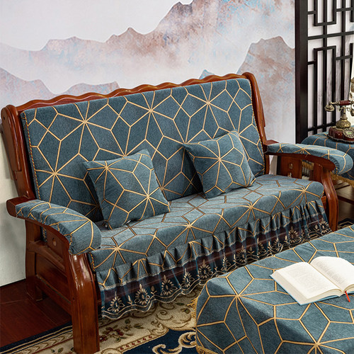 红木沙发坐垫带靠背防滑中式通用