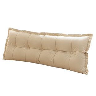 奶油风无床头软包靠背榻榻米床后背大靠垫床上靠枕防撞软垫玩手机