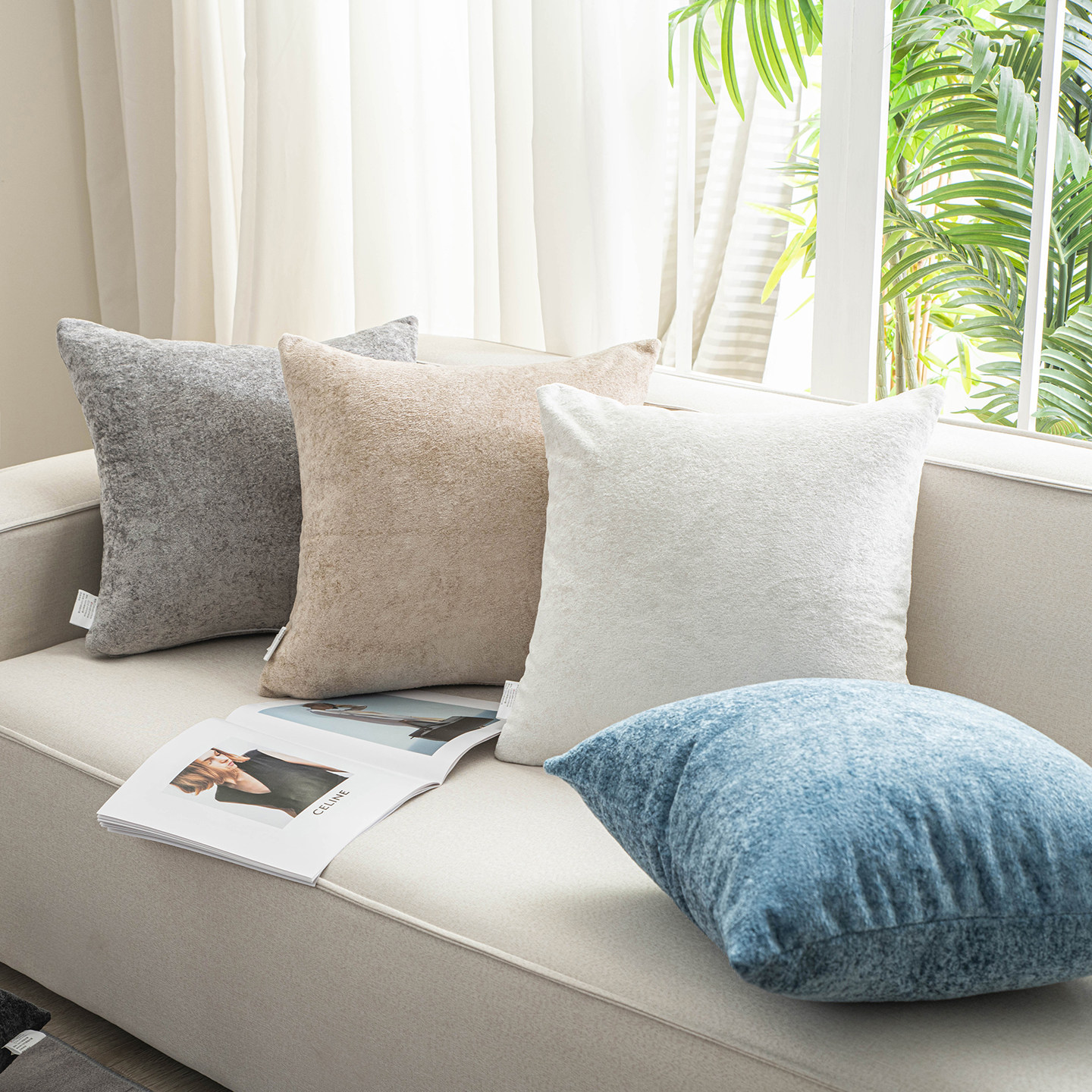 霸王绒沙发客厅抱枕靠垫可拆洗2026新款高级感车载飘窗靠背靠枕套,居家布艺,靠垫/抱枕,淘宝优惠券,粉丝福利购,淘宝优惠卷