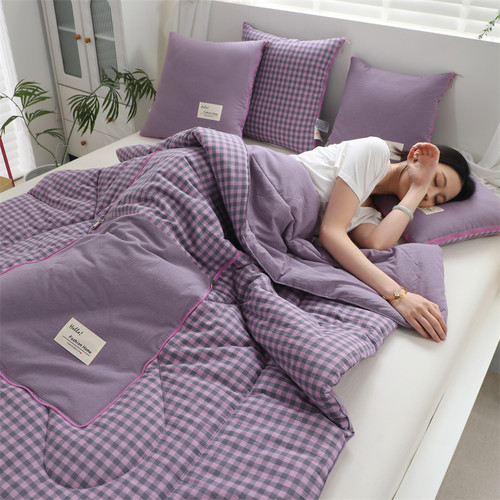 A类全棉/抱枕被子两用二合一车用午睡毯子枕头被车载三合一懒人被