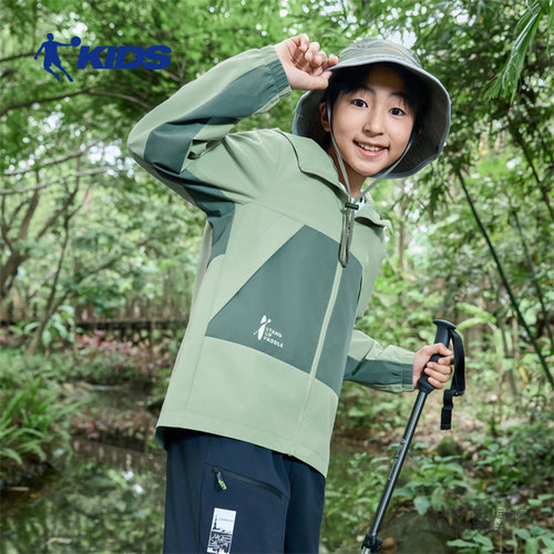 乔丹男童户外运动风衣开学季