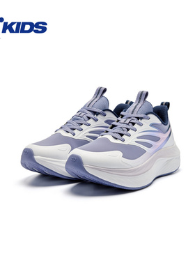 乔丹女童皮面跑步鞋2025秋冬新款软底防滑青少年运动鞋T6540215B