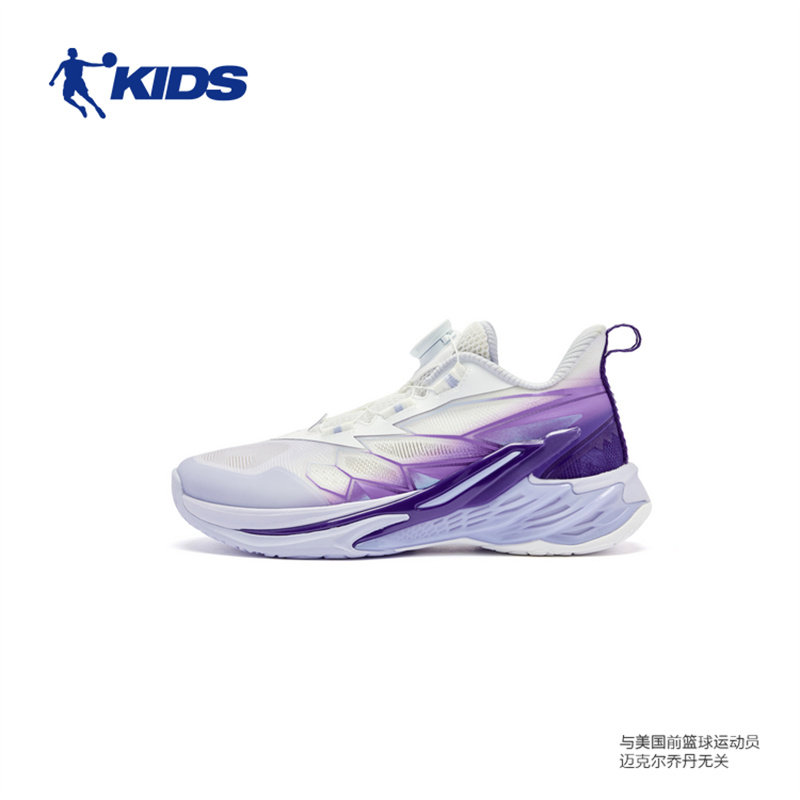 【轻蜂2.0】乔丹儿童篮球鞋男大童实战训练秋季透气球鞋T5520105