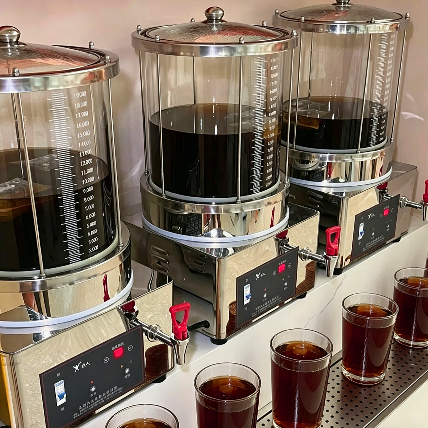 力人商用冷饮机大容量酸梅汤机泡茶煮茶桶摆摊火锅店专用乌梅汤机