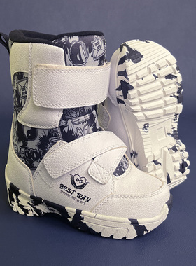 儿童滑雪鞋单板滑雪鞋女 男 快穿 nitr1odcbur1ton单板滑雪鞋防水