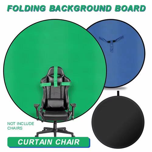 75/110cm Green Screen Photography Props Portable Chroma Key