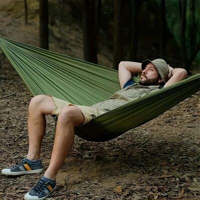 1Set Hammock with Straps and Storage Bag, Lightweight and Du