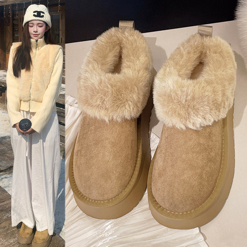 优兰意时尚百搭棉鞋冬季雪地靴子