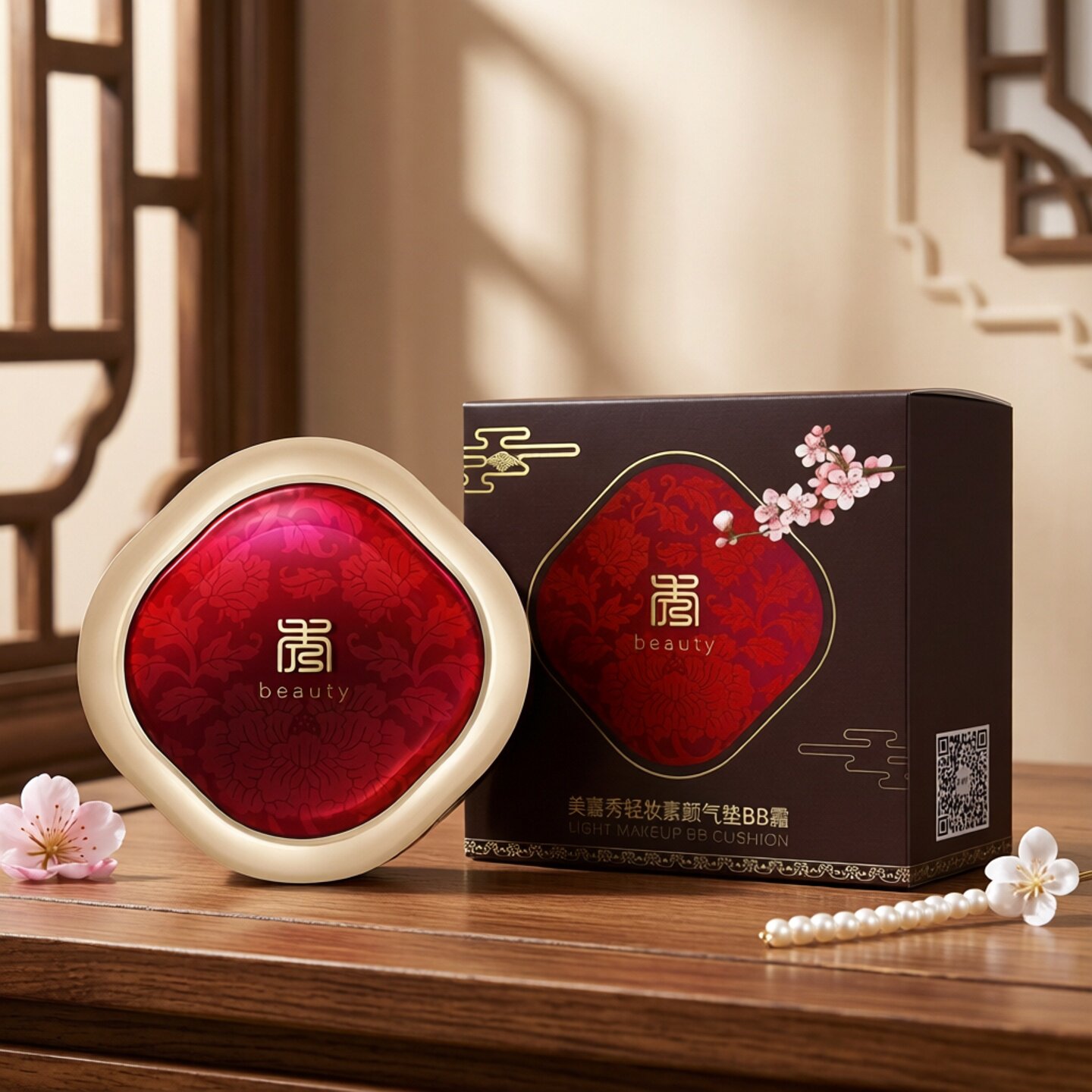 美嘉秀轻妆素颜气垫BB霜|轻薄+