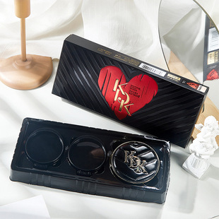 KDK杨树林皮纹气垫bb霜防水不卡粉cc霜遮瑕粉底液三件套盒装淡妆