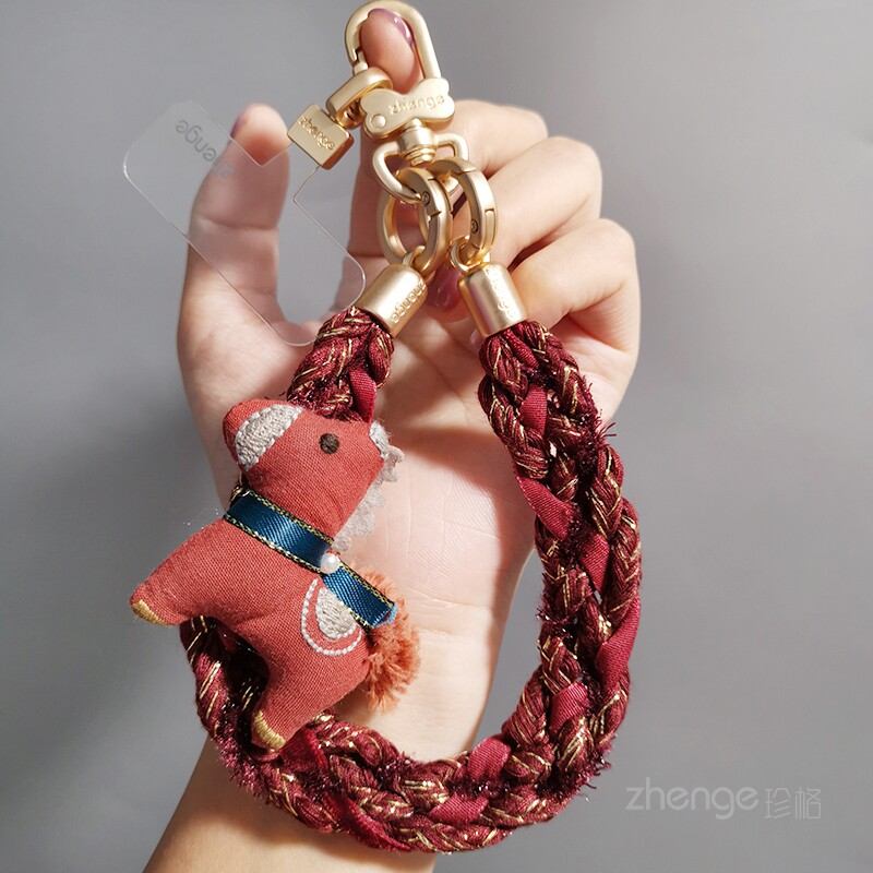 手工原创新款手机挂绳好看小众精致高级感五金挂钩扣结实耐用户外旅游