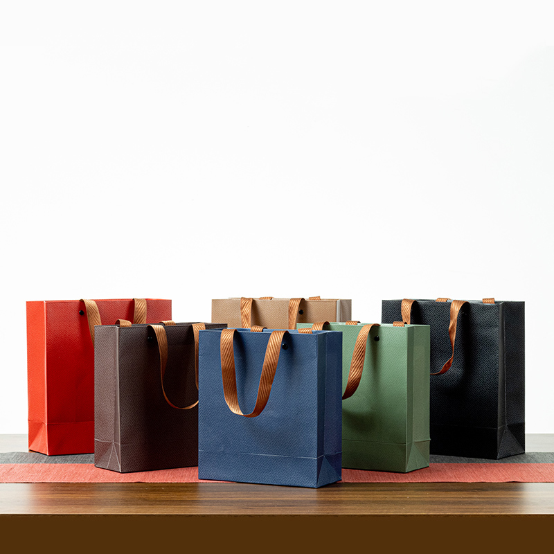 通用白卡纸手提袋加厚礼品袋茶叶食品袋子可以订制手提袋