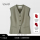 马甲LWD366B01600 V领西装 绵羊毛 Laurel劳芮新款