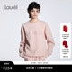 Laurel劳芮新款 长绒棉 宽松休闲logo卫衣女LWD366Z005DX