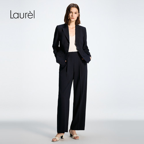 Laurel劳芮26春新款挺括显瘦通勤收腰西装套装LWD371T01400