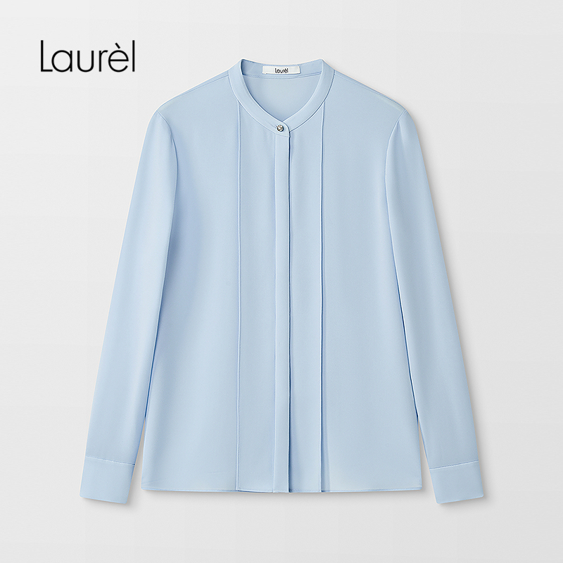 【三醋酯纤维】Laurel劳芮25夏新款航海系通勤衬衫女LWD346C02600