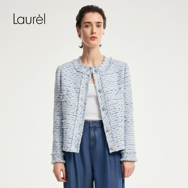 【小香风】Laurel劳芮新款航海法式小香风短外套女LWD353W00800