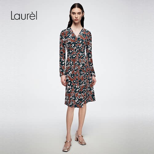 【日本进口花绒三醋酸】Laurel劳芮新款连衣裙LWL363Y06500
