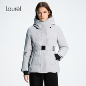 风羽绒服LWD353L01800 连帽工装 白鹅绒 Laurel劳芮新款