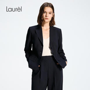 Laurel劳芮26春新款收腰短款修身西装LWD371T01400