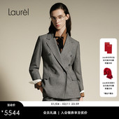 巴黎时装 周同款 Laurel劳芮新款 云弹羊绒纱西装 LWL364T04600