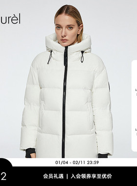 【白鹅绒】Laurel劳芮25秋新款立领连帽羽绒服LWD364L03100