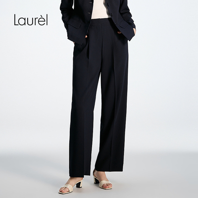 Laurel劳芮26春新款经典宽松直筒西裤LWD371K01300