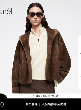 【金葱豆豆羊绒】Laurel劳芮新款立领宽松针织衫LWL364M04100