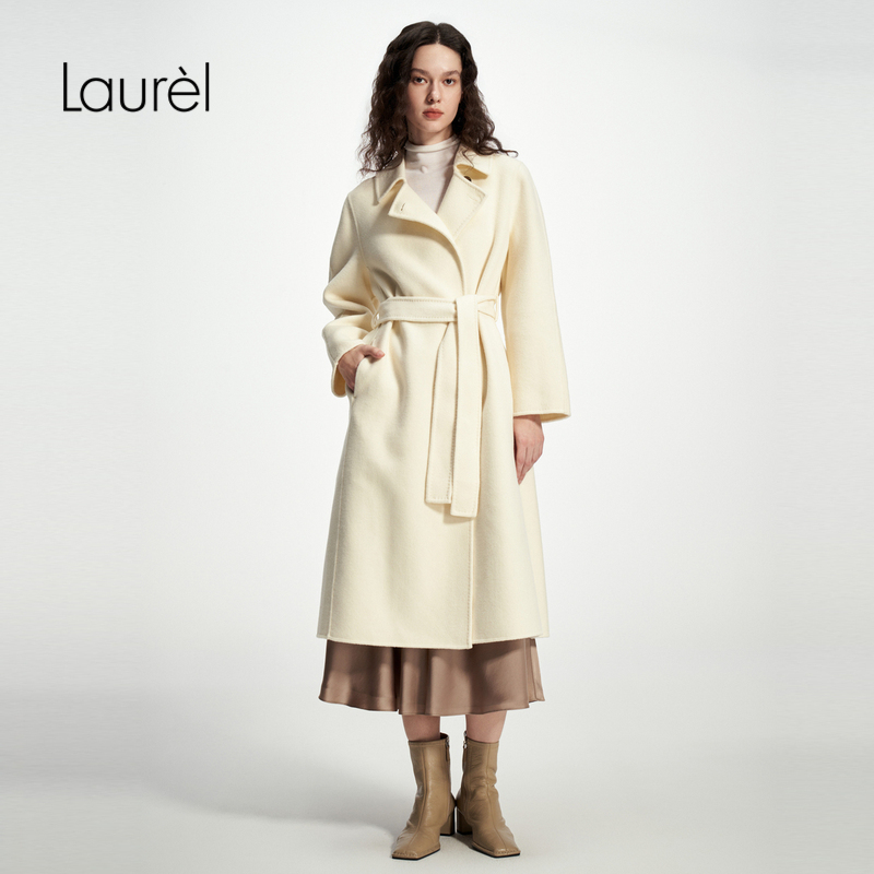 【绵羊毛】Laurel劳芮新款气质优雅羊毛大衣女LWD356D00800