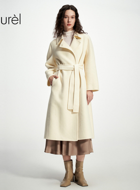 【绵羊毛】Laurel劳芮新款气质优雅羊毛大衣女LWD356D00800