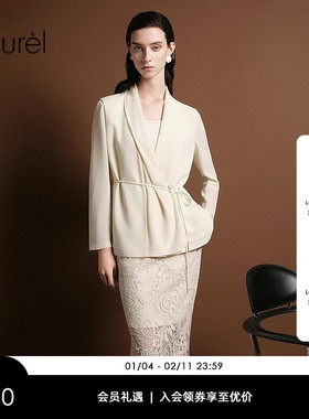 【色织提花料】Laurel劳芮新款云影蕾丝修身半裙LWL363Q00500