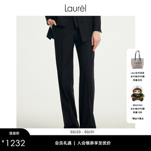 女LWD353K00700 裤 Laurel劳芮新款 垂感休闲西装