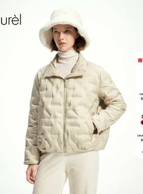 【白鹅绒】Laurel劳芮新款立领短款羽绒服女LWL355L00900