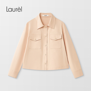 利落工装 Laurel劳芮新款 短外套LWD365W02600 长绒棉