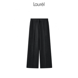 裤 休闲西装 女LWD343K05300 加厚垂感经典 Laurel劳芮春秋新款