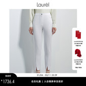 Laurel劳芮经典 女LWL325K13200 裤 春夏法式 气质开叉进口三醋酯西装