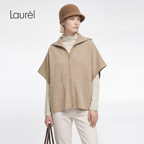 【山羊绒】Laurel劳芮26早秋新款马术点彩羊绒针织LWL374M03800