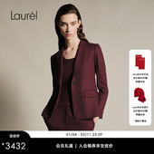 零压无感轻羊毛 Laurel劳芮新款 新款 一粒扣西装 LWL364T00300