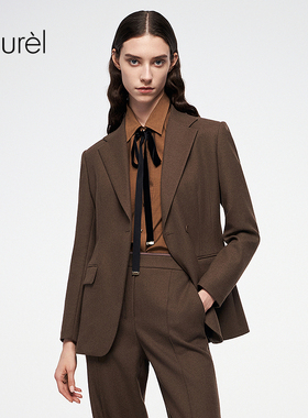 【巴黎时装周同款】Laurel劳芮新款学院风绑带衬衫LWL364C01800