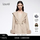 连帽短款 Laurel劳芮新款 大衣LWL364D05500 鄂尔多斯山羊绒