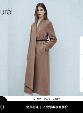 【骆驼绒】Laurel劳芮新款骆驼绒长大衣女LWL354D04600