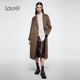 大衣LWD356D055DX 简约一粒扣长款 山羊绒 Laurel劳芮26春新款