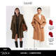 Laurel劳芮秋冬长款 美丽诺羊毛 泰迪大衣外套女LWD333R00800