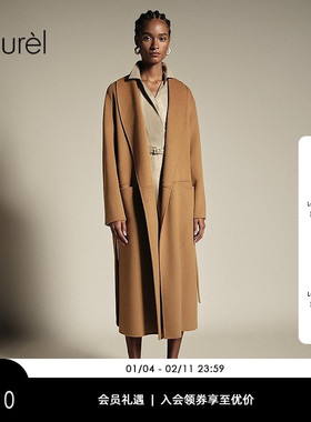 【14.5微米超细支羊绒】Laurel劳芮新款长款大衣LWL363D02800