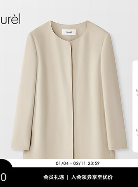 【粘纤】Laurel劳芮新款经典圆领直身西装LWD366T06300