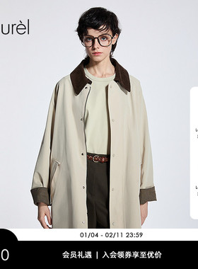 Laurel劳芮新款巴恩风拼接双面穿夹克LWD363W01700