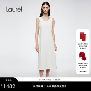 Laurel劳芮新款简约无袖连衣裙女LWD365Y11500
