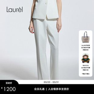 Laurel劳芮新款 女LWD365K00800 通勤职场直筒西裤